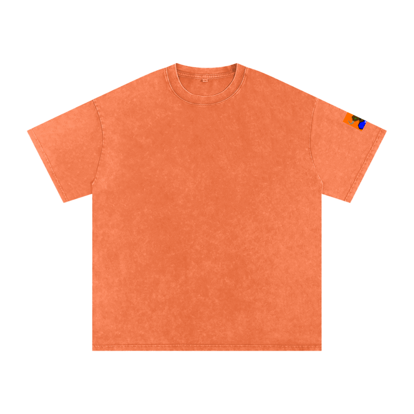 crypt0m1notaur TEE Snow Washed Oversized Cotton T-Shirt