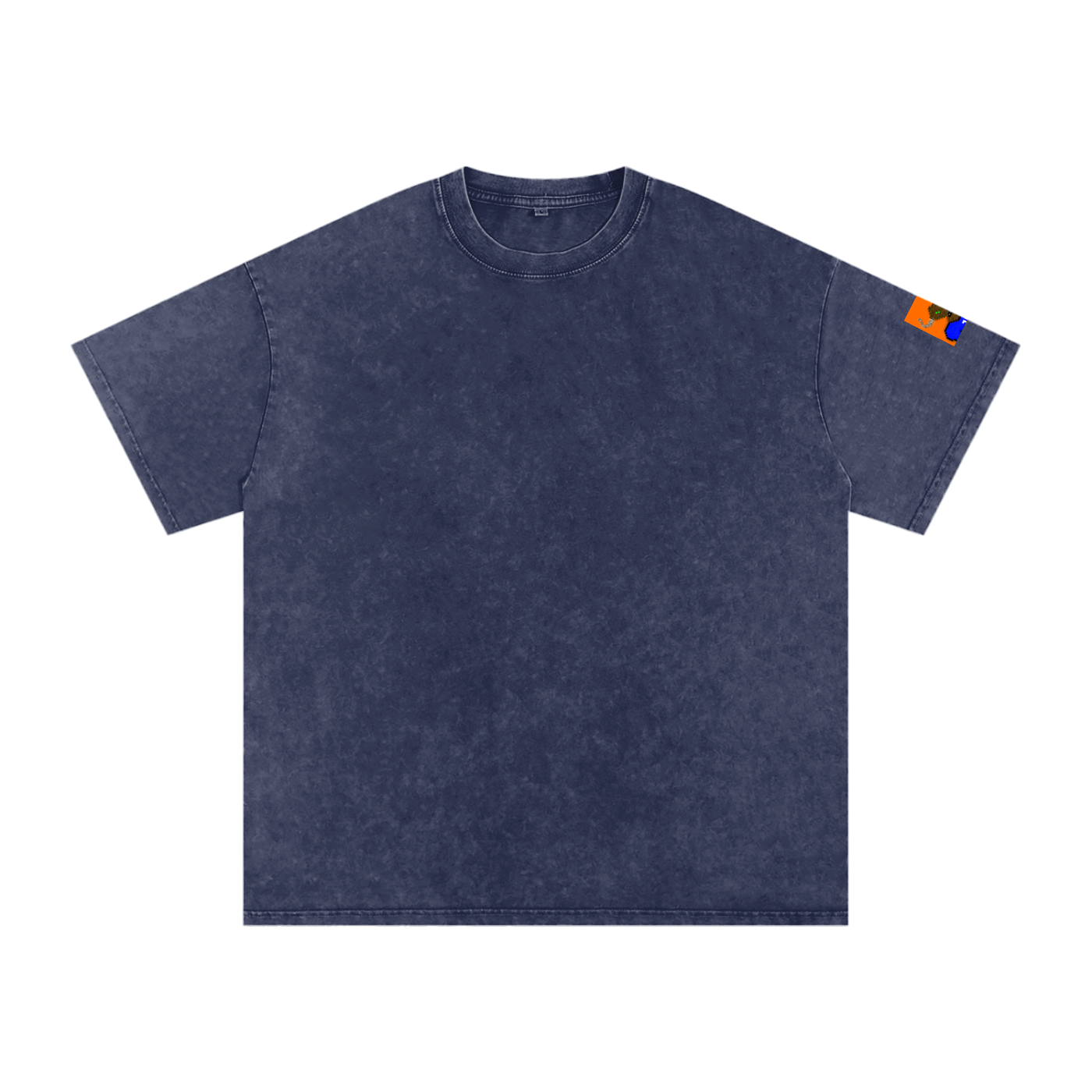 crypt0m1notaur TEE Snow Washed Oversized Cotton T-Shirt