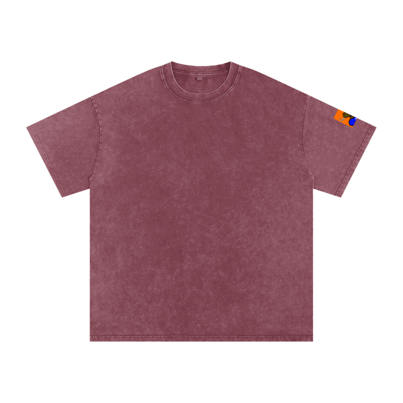 crypt0m1notaur TEE Snow Washed Oversized Cotton T-Shirt