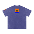 crypt0m1notaur TEE Snow Washed Oversized Cotton T-Shirt