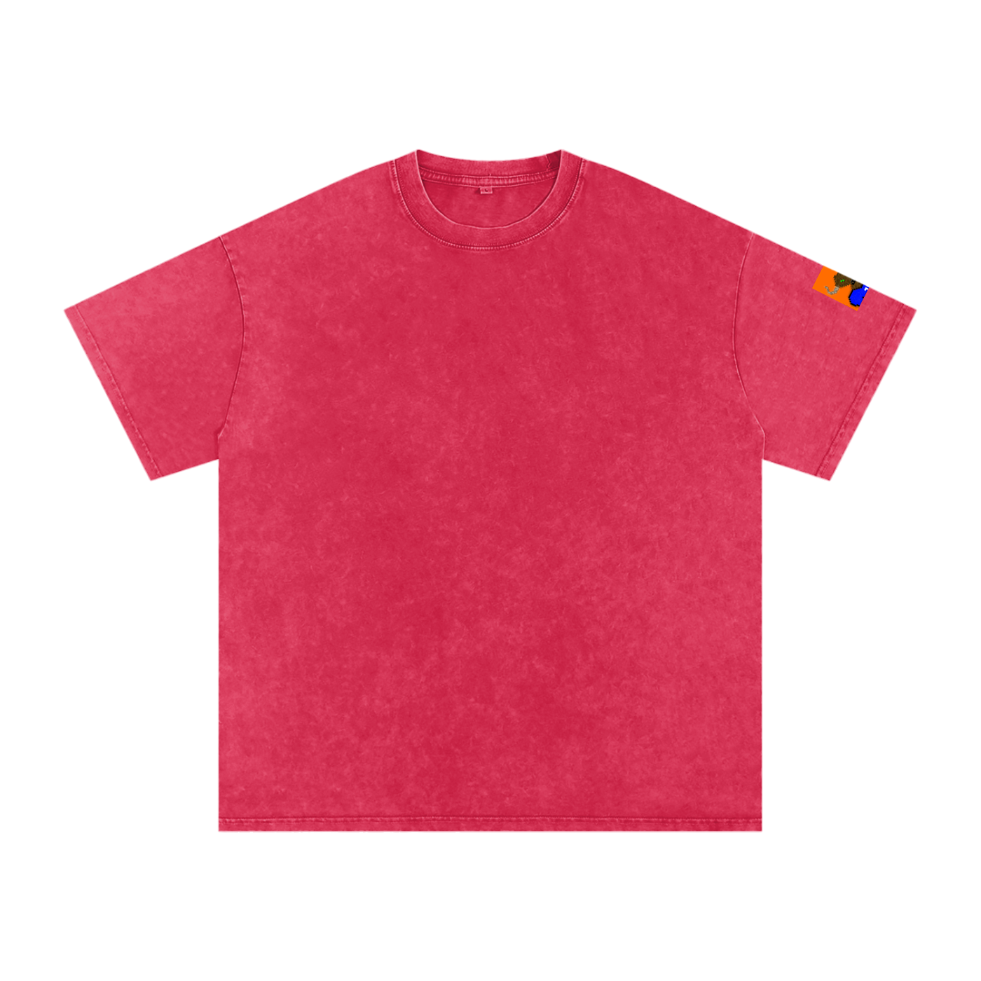 crypt0m1notaur TEE Snow Washed Oversized Cotton T-Shirt