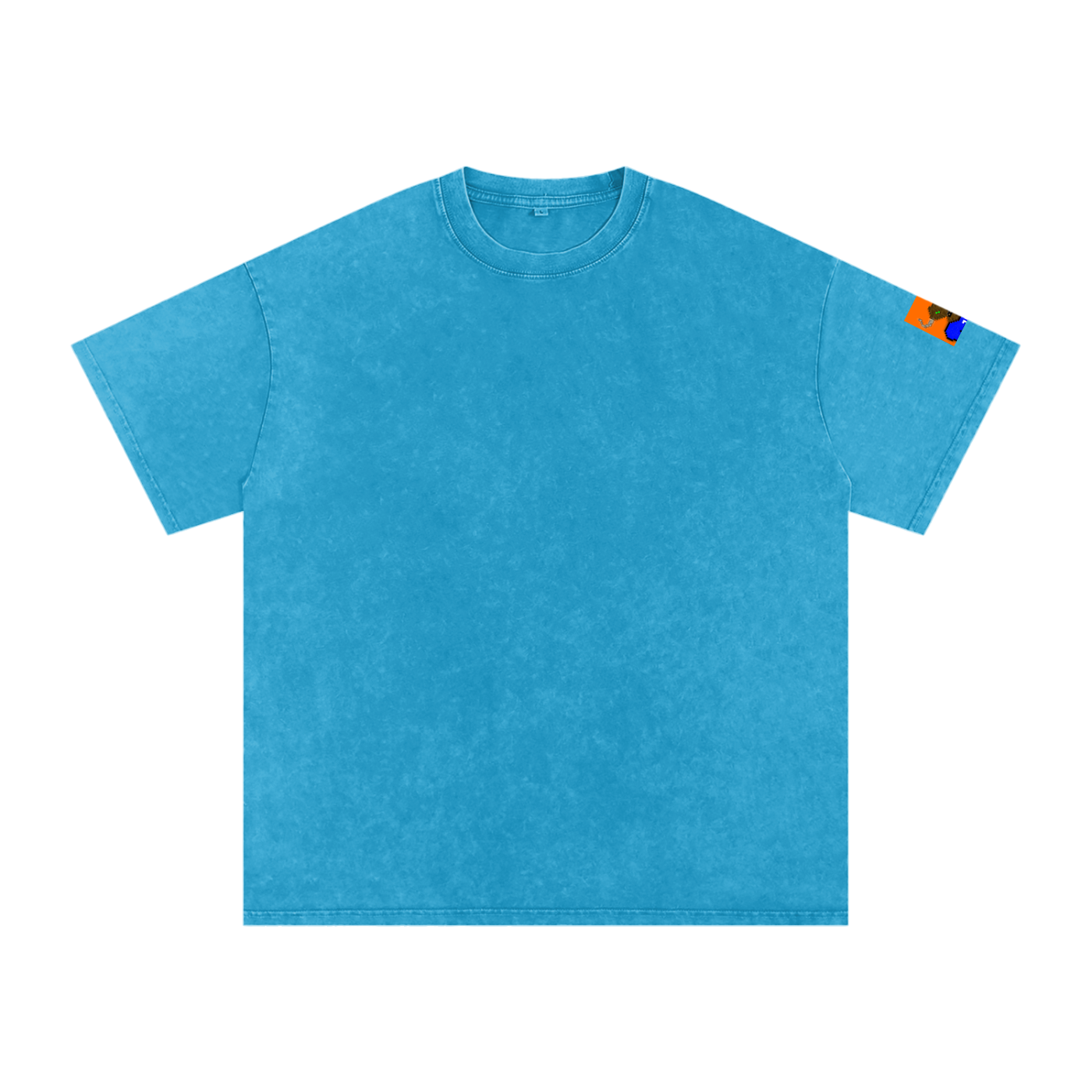 crypt0m1notaur TEE Snow Washed Oversized Cotton T-Shirt
