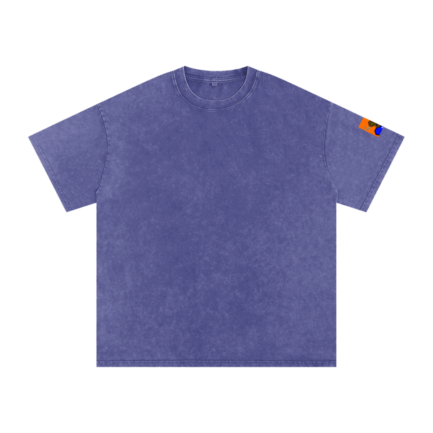 crypt0m1notaur TEE Snow Washed Oversized Cotton T-Shirt