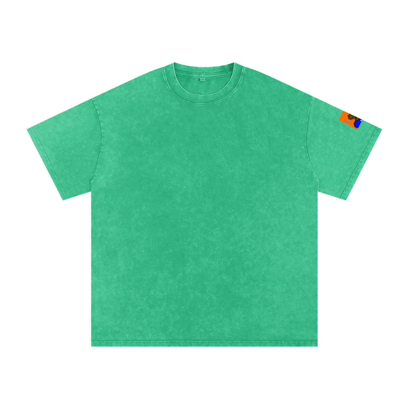 crypt0m1notaur TEE Snow Washed Oversized Cotton T-Shirt