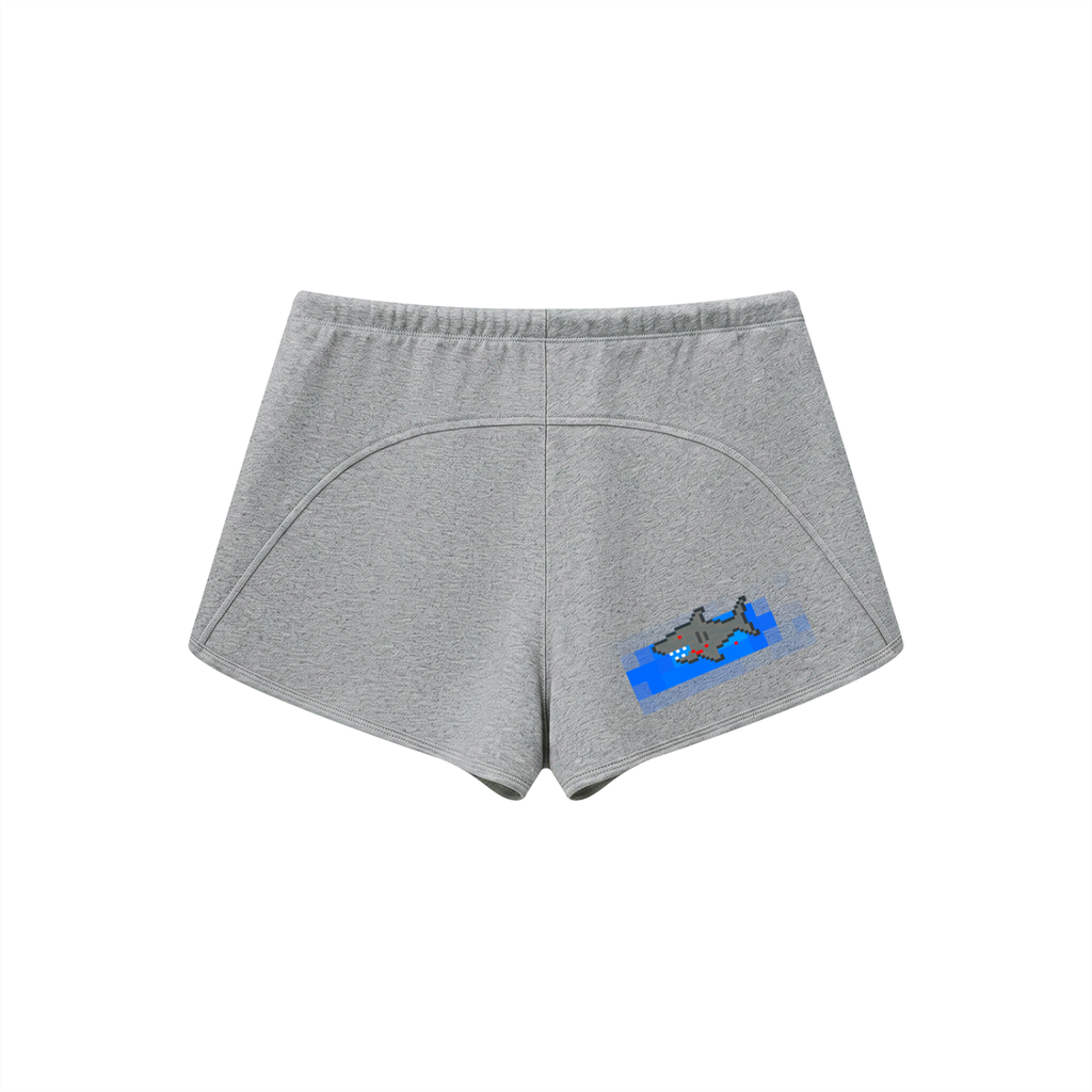 PIXEL SHARK Women's Drawstring Shorts