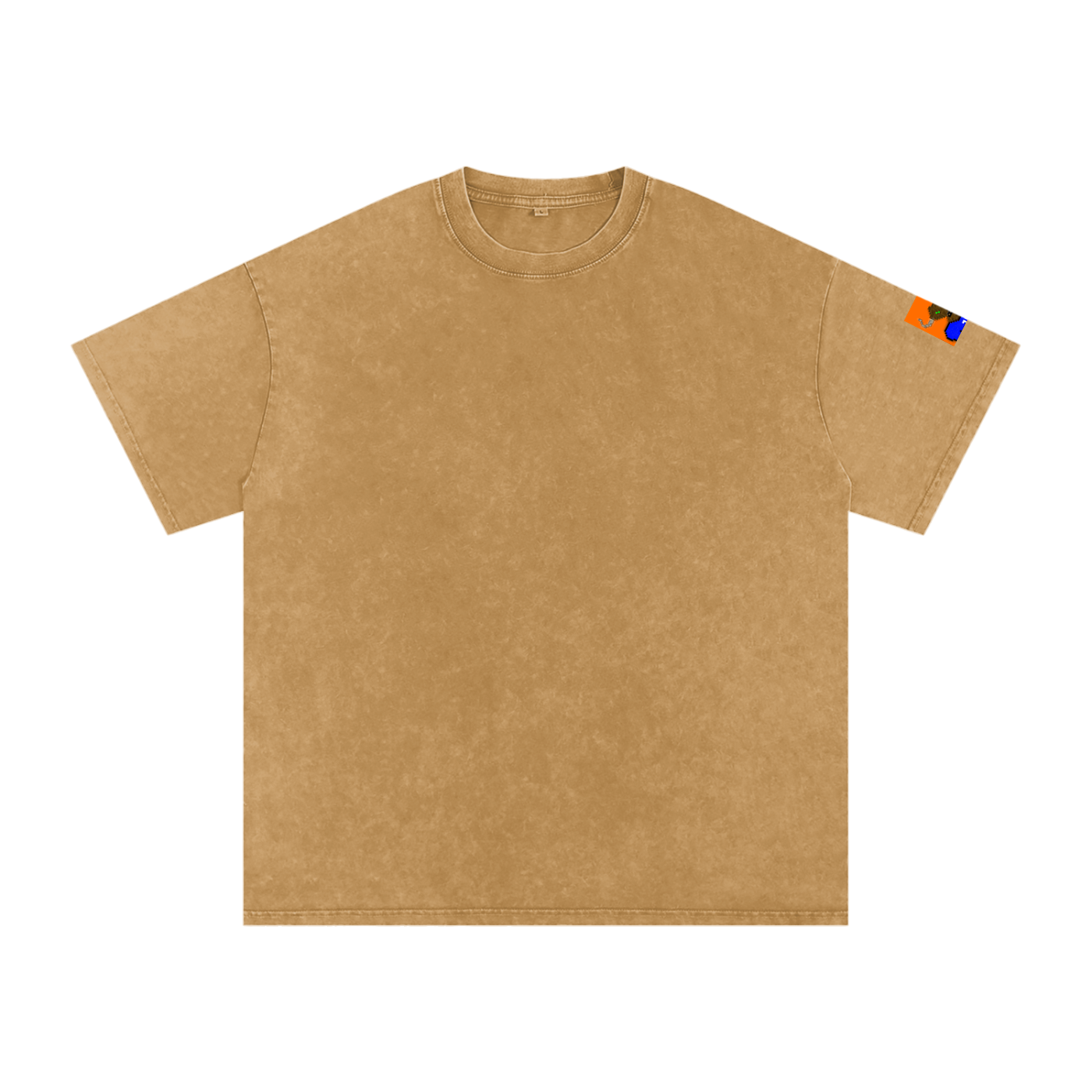 crypt0m1notaur TEE Snow Washed Oversized Cotton T-Shirt